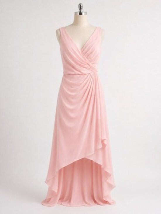 JJs House Dresses & Skirts - JJ’s House Blush Pink Chiffon Formal Maxi Dress M-L